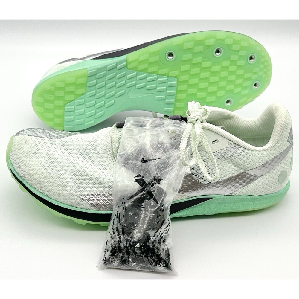 Nike Zoom Rival XC 6 Cross-Country Spikes Barely Green Glow Mint Silver Mens 8